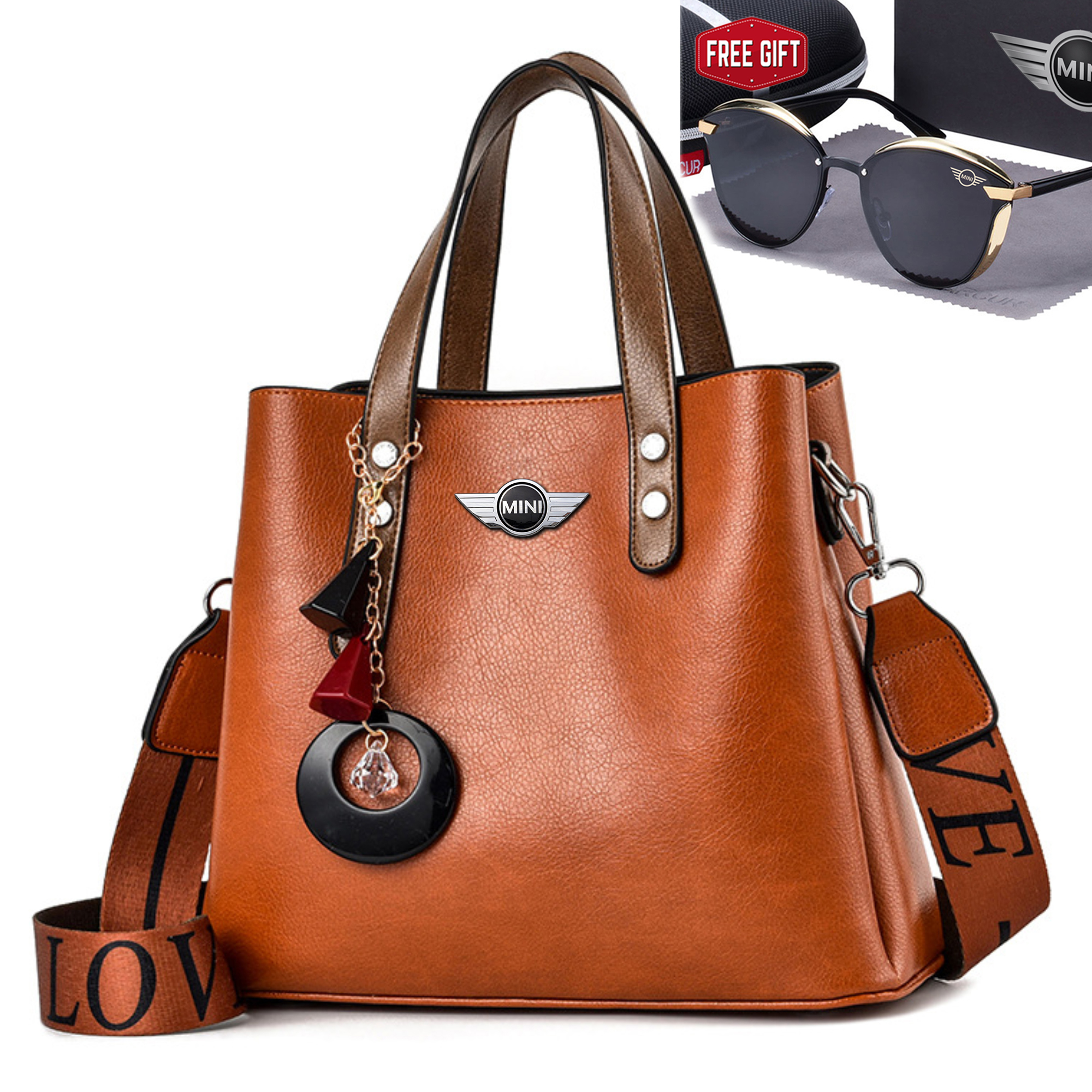 Mini Cooper Luxury Leather Women Handbag - QUEEN BEST LUXURY