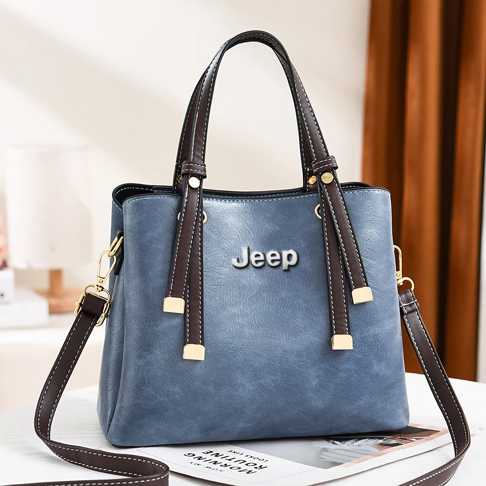 JEEP New Upgraded Luxury Leather Women Handbag